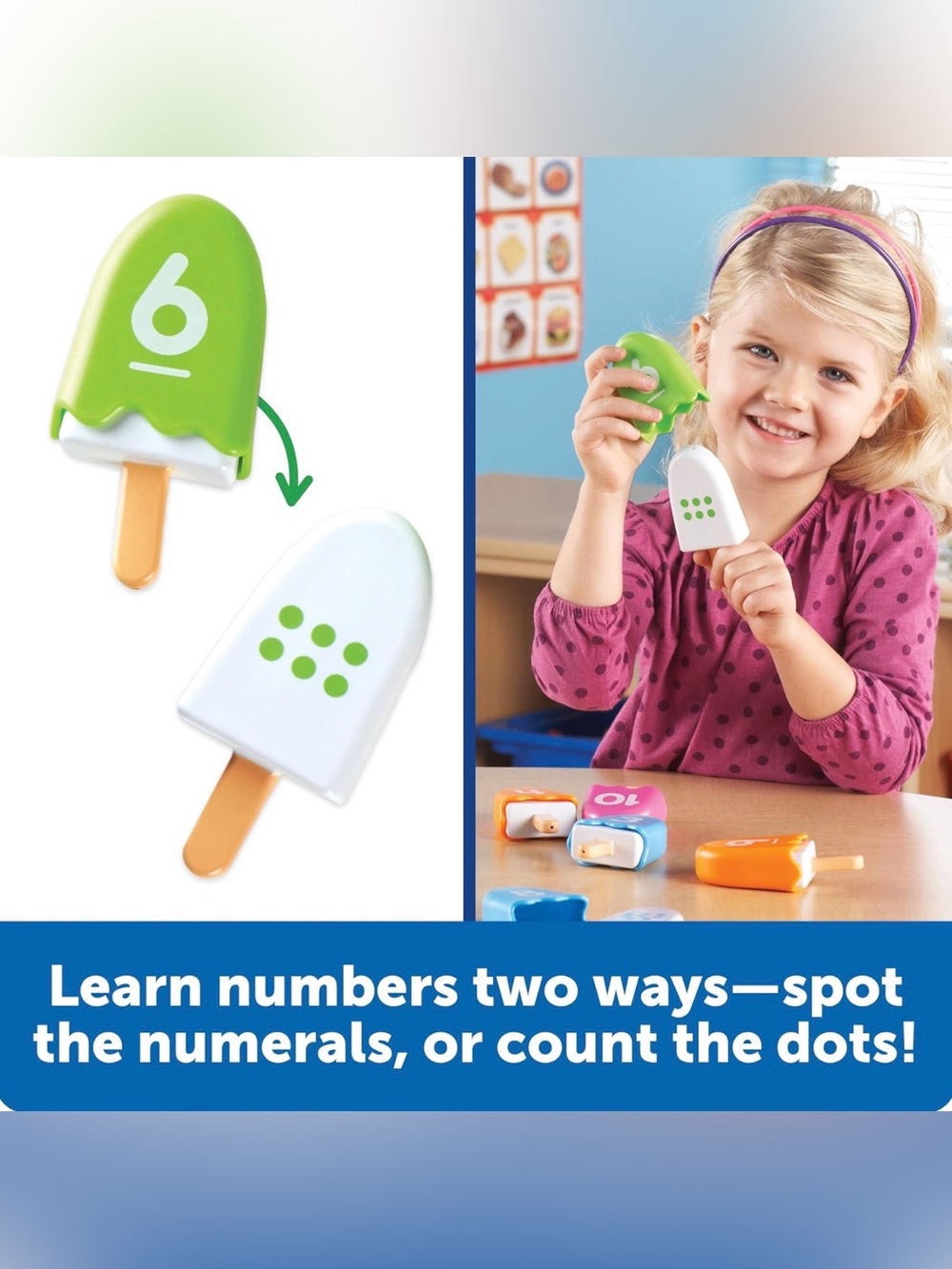 Numberblocks MathLink Cubes Activity/Learning Resources Popsicle Count/4 Bananas - Picture 11 of 16